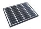 پانل خورشیدی Monocrystalline قاب سیاه و سفید 60 وات برای 12v Charger Off Grid